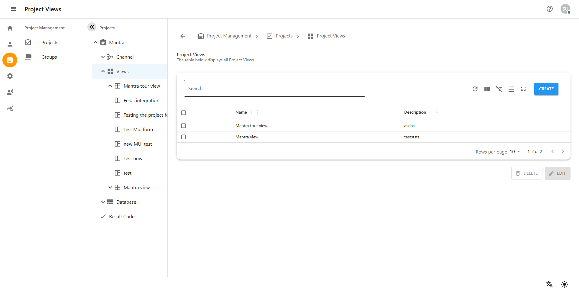 Project Views